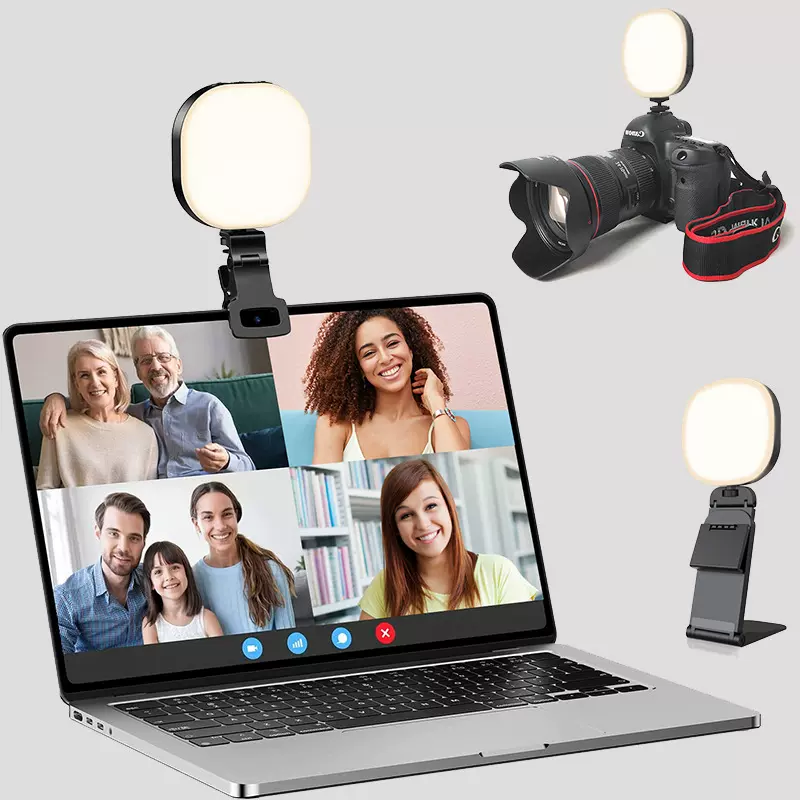 跨境方形口袋灯豆腐灯户外便携直播拍照视频办公手机补光灯柔光灯