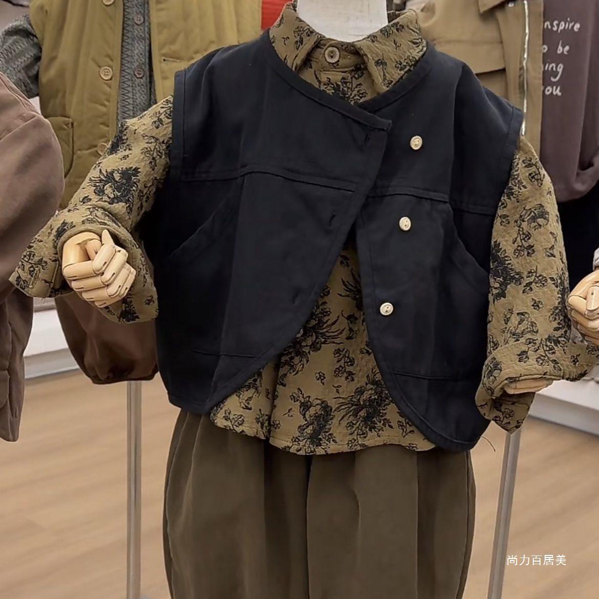 编织格子秋季红色毛衣