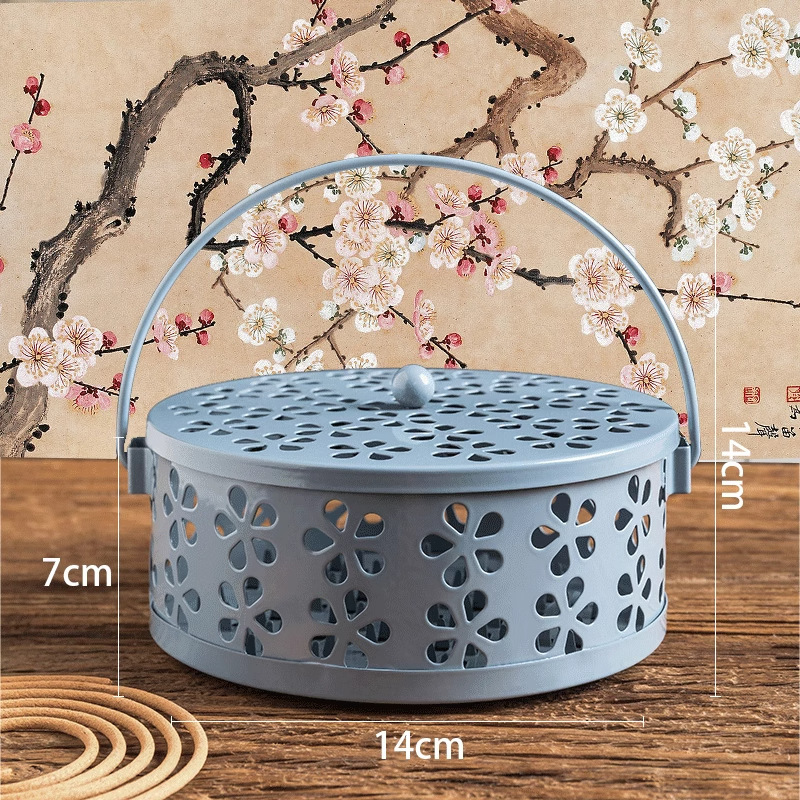 蚊よけ収納クリエイティブ蚊よけボックス火傷防止蚊よけディスクホルダー蓋付き家庭用ポータブル蚊よけボックス大サイズ拡大と深め|undefined