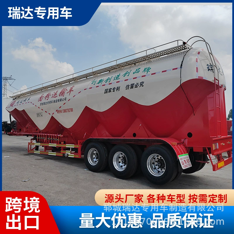 Экспортный легкий цементовоз, сухой смесительный растворовоз, полуприцеп для перевозки мочевины, цистерна для перевозки мочевины