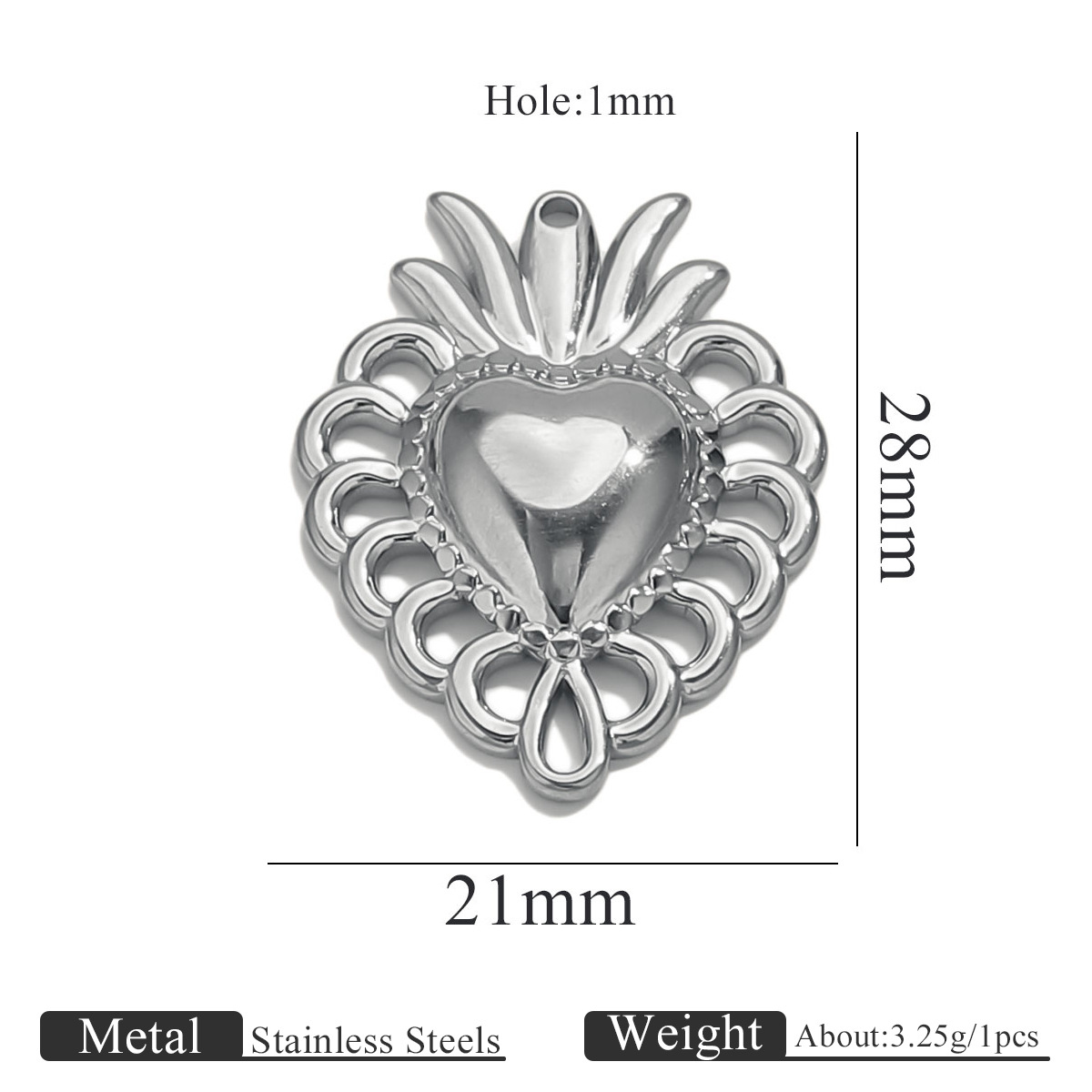 Acero inoxidable de alta moda sol amor oro 18K colgante accesorios collar de brazalete acero titanio accesorios de joyería DIY