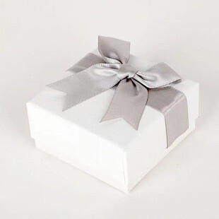Jewelry box jewelry earrings pendant ring necklace half cover suit carton 4*4 suit paper packaging Yiwu wholesale