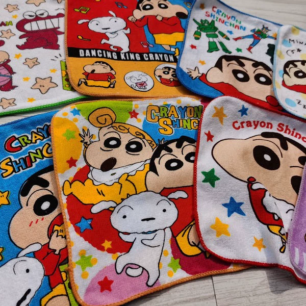 Cotton children's crayons, handkerchief, towel