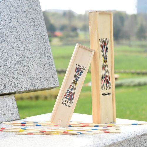 Wooden color game sticks, nostalgic and creative pick stick games on the table, intellectual games, children's toys, small gifts