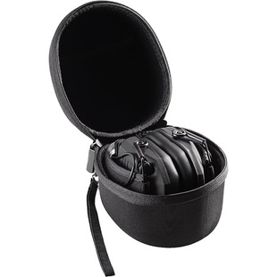 Ultra-thin protective electronic earmuff storage box EVA headphone bag suitable for walker shooting tactical headset storage