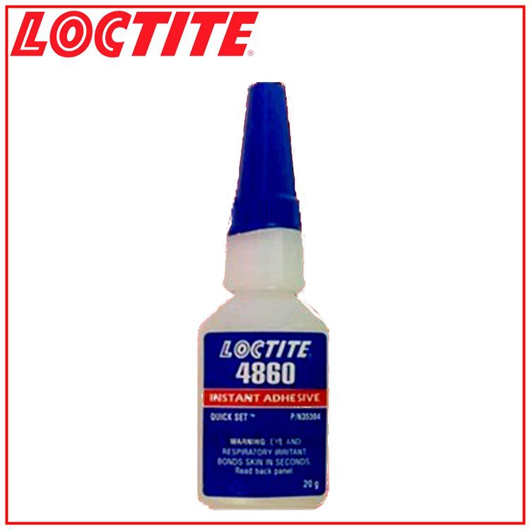 汉高乐泰 LOCTITE 瞬干胶 4860 透明无色至淡稻草色 20g/瓶