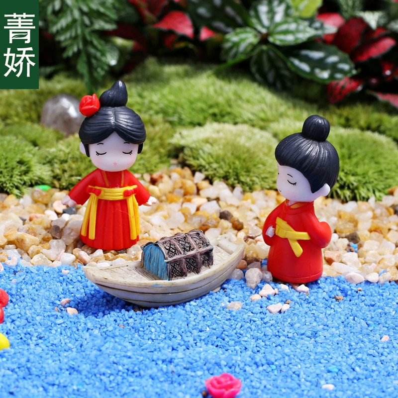 Антикварная пара сделала мох мясистый микропейзаж DIY материал в горшке Садоводство зеленые растения Цветочные украшения