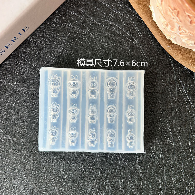 かわいいサンリオメロディーシェイプネイルアートデコレーションケーキ子羊高透明モールド DIY 接着剤彫刻接着剤モールド|undefined