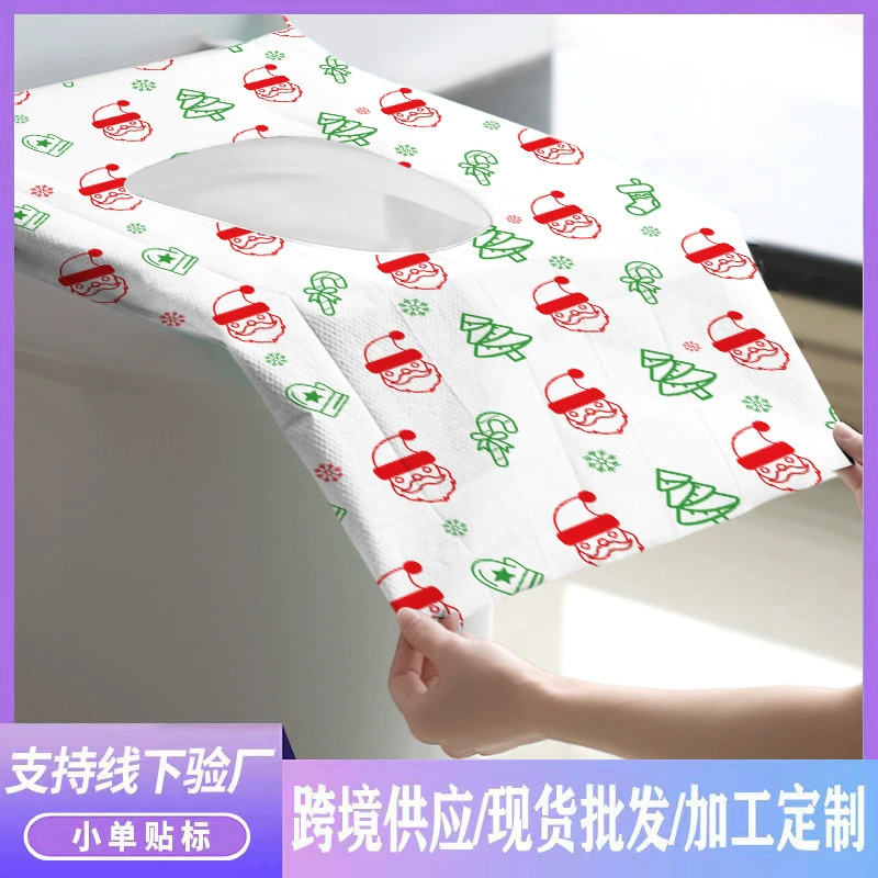 Трансграничная английская версия одноразовой туалетной подушки водонепроницаемый туалетный коврик для беременных туалетной бумаги экспорт