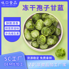 SC工厂代加工冻干孢子甘蓝 宠物小包菜 狗狗零食混合蔬菜水果批发