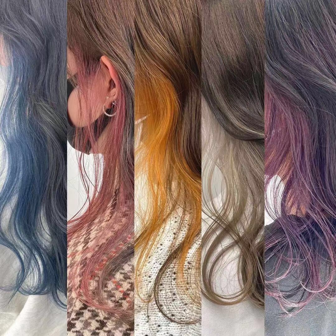 Color pieza de pelo oreja-colgando teñido peluca pieza de seda de alta temperatura blanqueo y teñido pieza de pelo recto peluca extensión del pelo una pieza de pelo puede ser permanente y corte