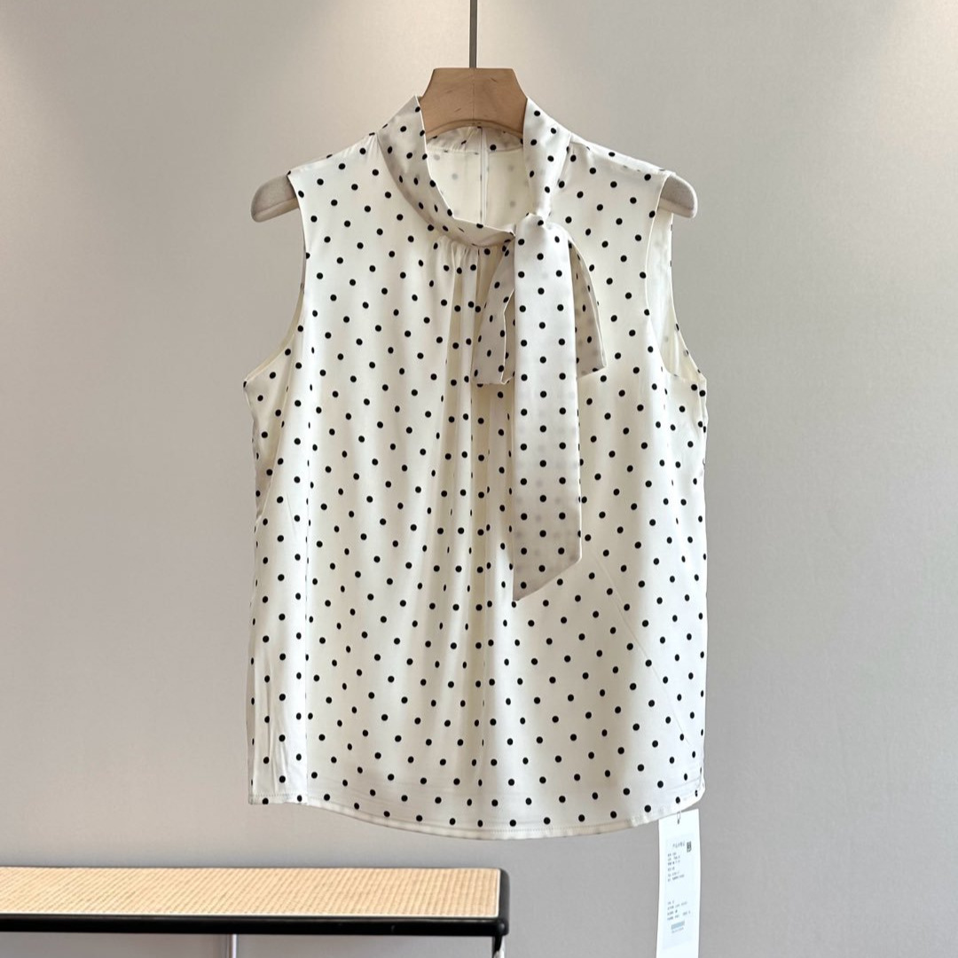 Summer elegant shiffon T-shirt sleevless
