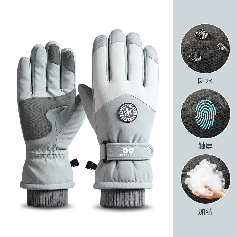 2023 invierno esquí ciclismo mujer antideslizante impermeable caliente pantalla táctil motocicleta hombres transfronteriza al por mayor