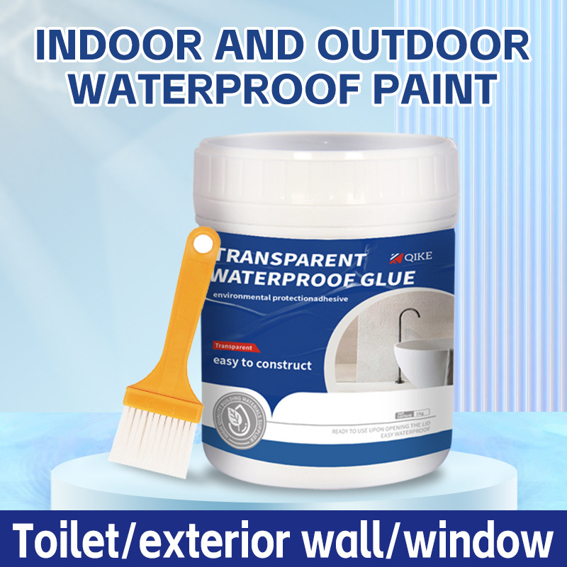 外贸透明防水胶内墙补漏涂料浴室瓷砖堵漏王卫生间免砸砖防水涂料