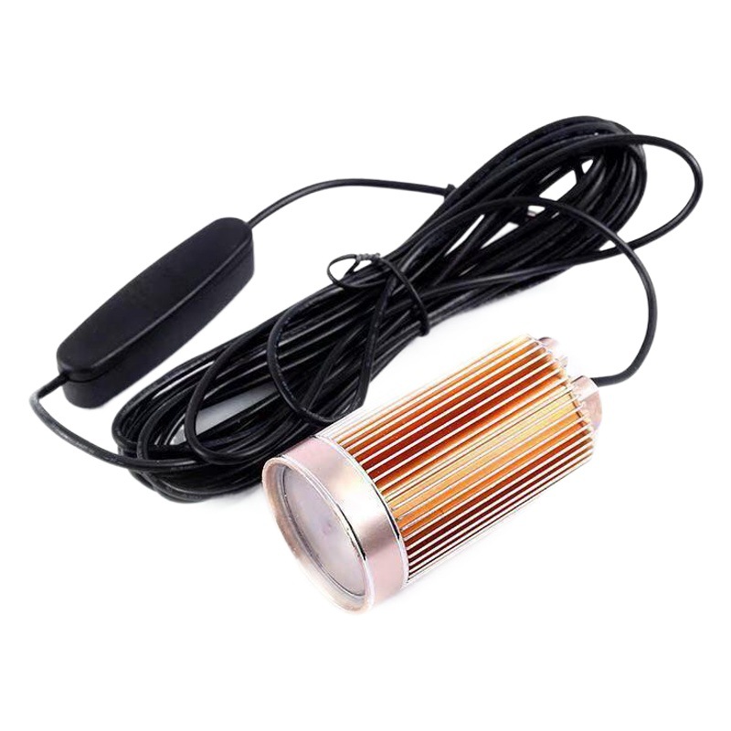 New Yingrui underwater fishing lamp yellow white raft fishing lamp underwater water dual-purpose fishing lamp magnet fishing lamp