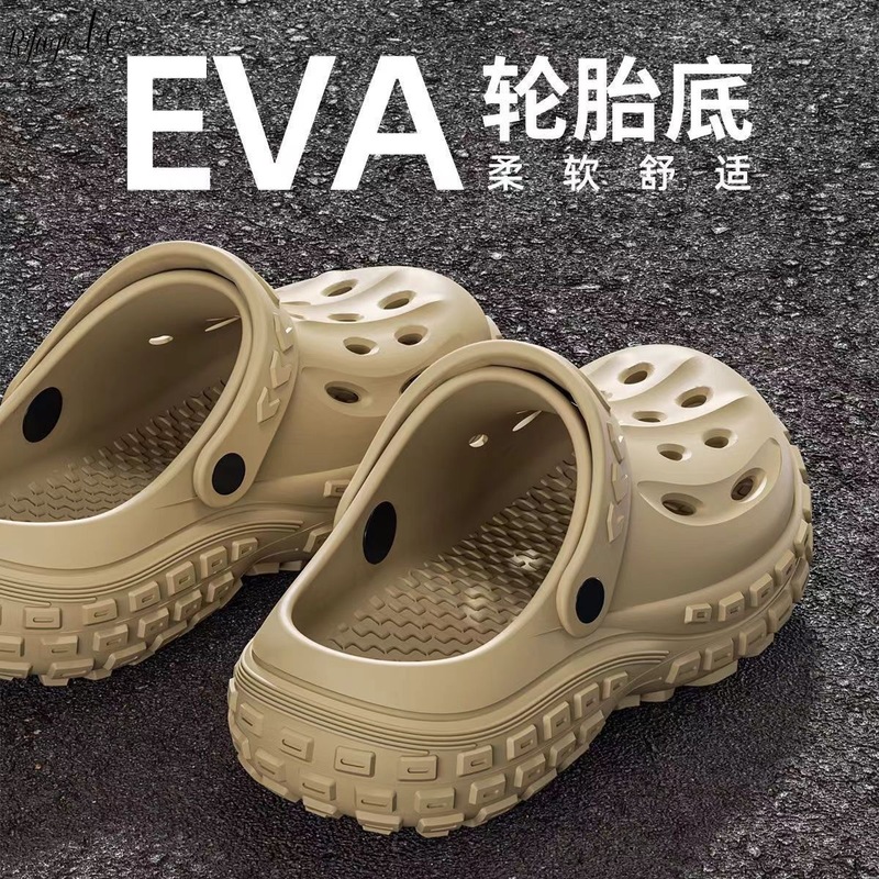 男性用クロックス、ホームシューズ、家庭用つま先シューズ、ティーンエイジャー用EVAスリッパ、中空ビーチシューズ、サンダルとスリッパの卸売|undefined