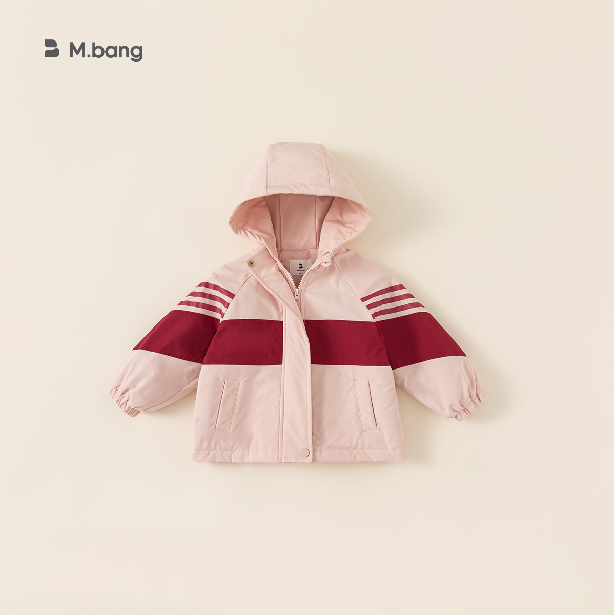 Babycity niños casual chaqueta acolchada de algodón invierno niñas color a juego chaqueta con capucha chaqueta acolchada caliente DY23152