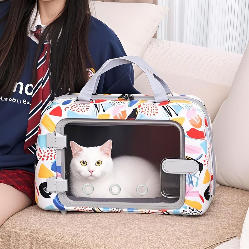 ペット用外出バッグ、高見え猫用外出バッグ、ポータブル猫用外出バッグ、大容量宇宙カプセル型犬用バックパック|undefined