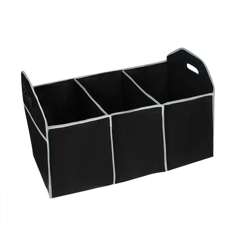 Wufangbu Multifunctional Non-Woven Foldable Car Storage Bag Trunk Organizer (Car storage bag/box) - bag-fabric-gray