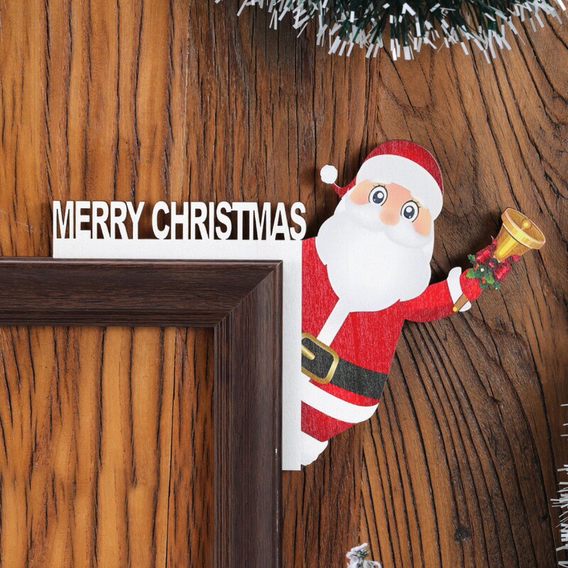 2024 New Christmas Corner Door Frame Self-Designed Amazon Independent Station Popular Products Christmas Door Corner Decoration