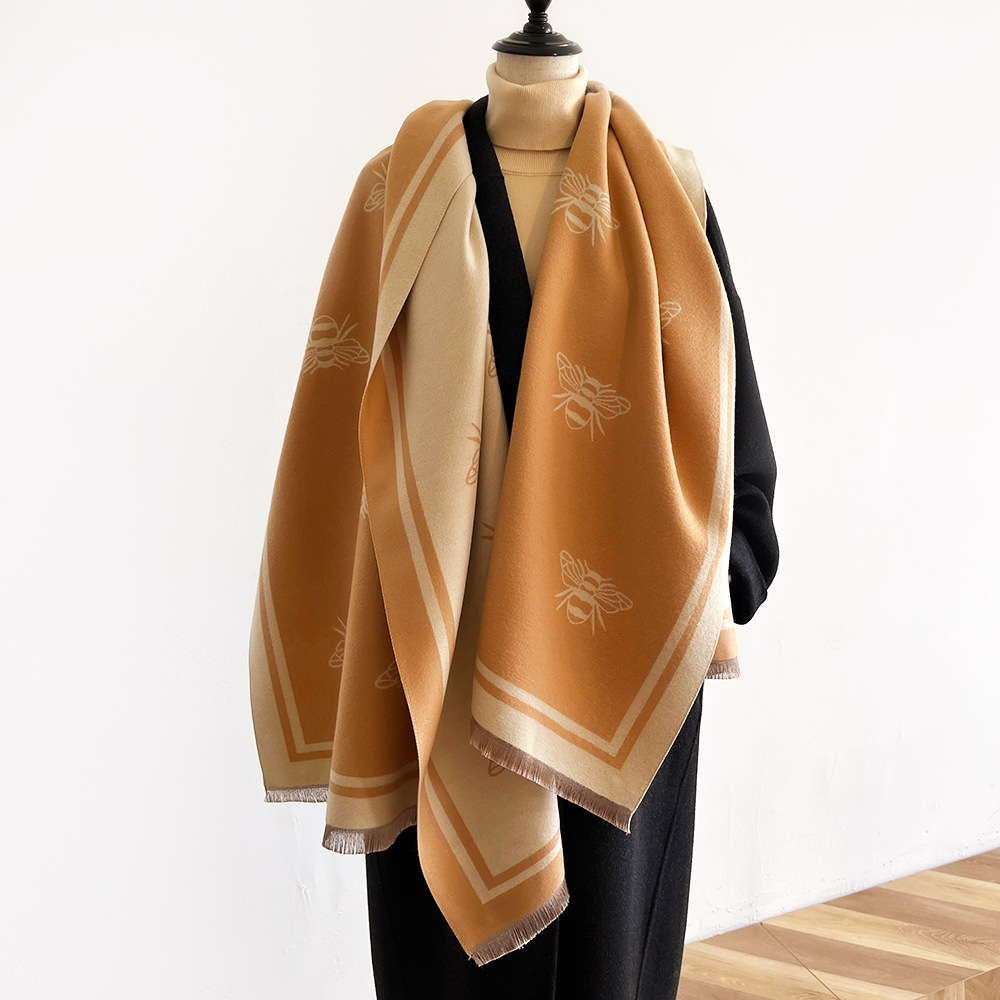 Herbst und Winter neue Imitation Kaschmir Schals für Frauen mit einem Sinn für Luxus, vielseitig Temperament, elegant_voghion.com