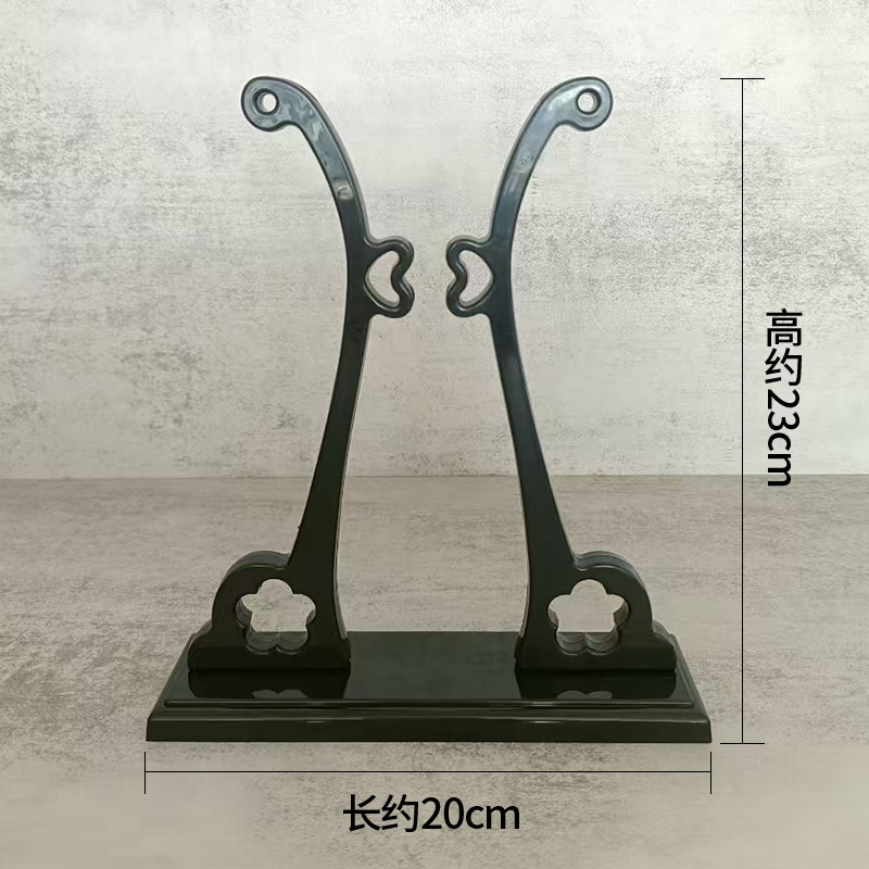 Desmontaje ventilador base ventilador marco Ebony universal femenino ventilador masculino soporte ventilador soporte productos de bambú artesanía al por mayor