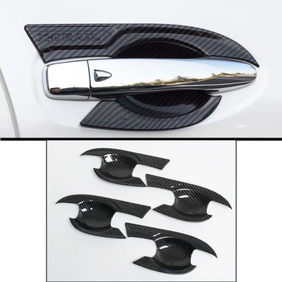 14-22 X-Trail Glory Handle: Other Automotive Exterior Supplies - carbon-fiber-pattern-door-bowl-4-pieces-primary-color