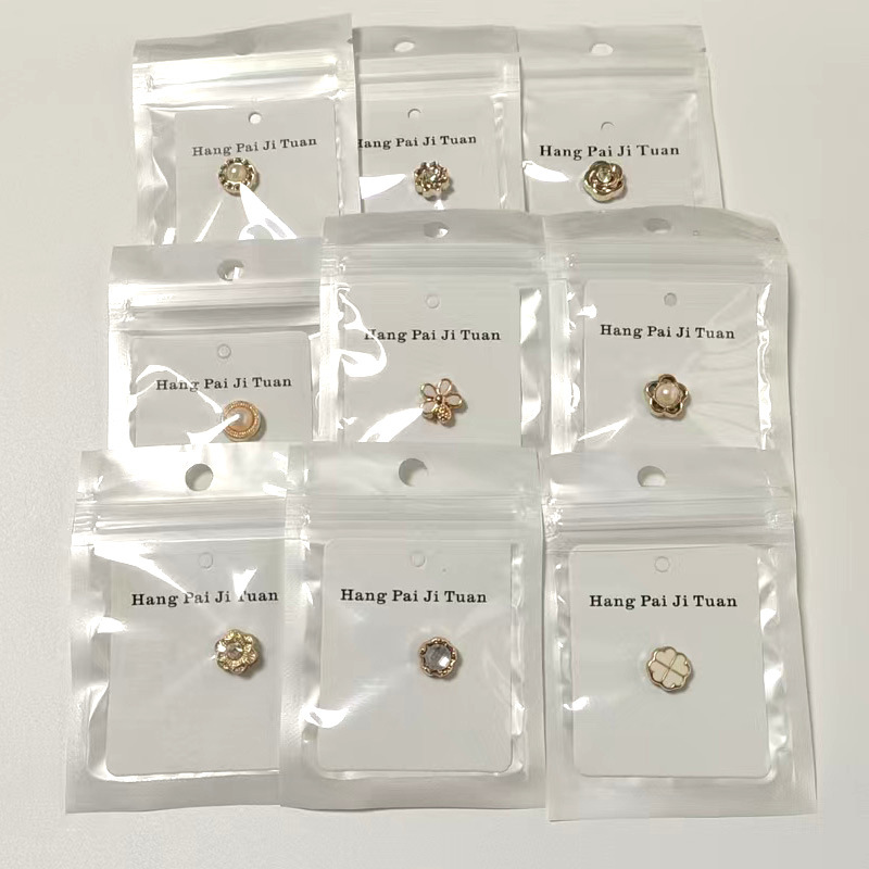 in stock magnetic anti-glare button sewn-free magnetic button handmade DIY button concealed button snap button detachable royal decorative buckle