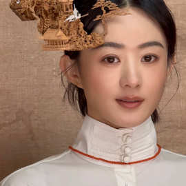 3mm小米珠天然保山南红项链轻奢小众高级感纯色柿子红极细锁骨链