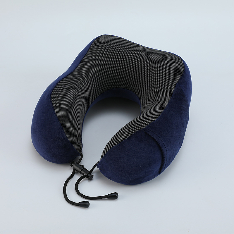 U şeklinde hafızalı köpük yastık toptan satış boyun yastığı sınır ötesi saklanabilir uçak, hızlı tren, ofis için U şeklinde boyun destek yastığı