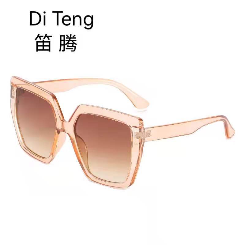 New Sunglasses Men And Women Square Large Frame RETRO SUNGLASSES Street Photo Trendsetter Sunglasses