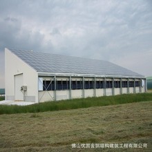 鸡舍养殖大棚恒温蛋肉鸡畜牧新型轻质钢结构全套设计生产搭建出口