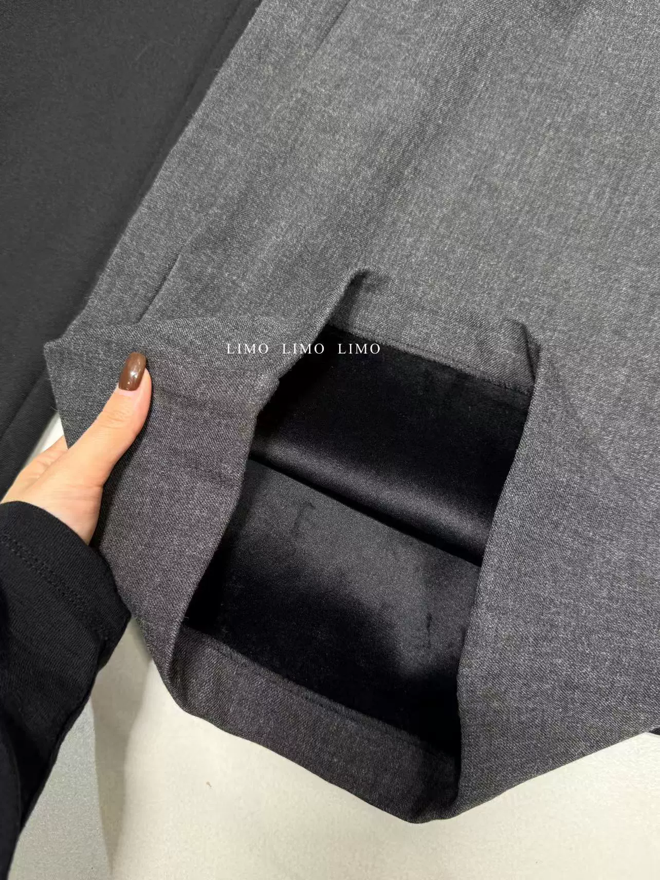 LIMO Fleece демисезонные брюки для отдыха, костюм, оверсайз, высокая талия, свободный свободный крой, приталенные