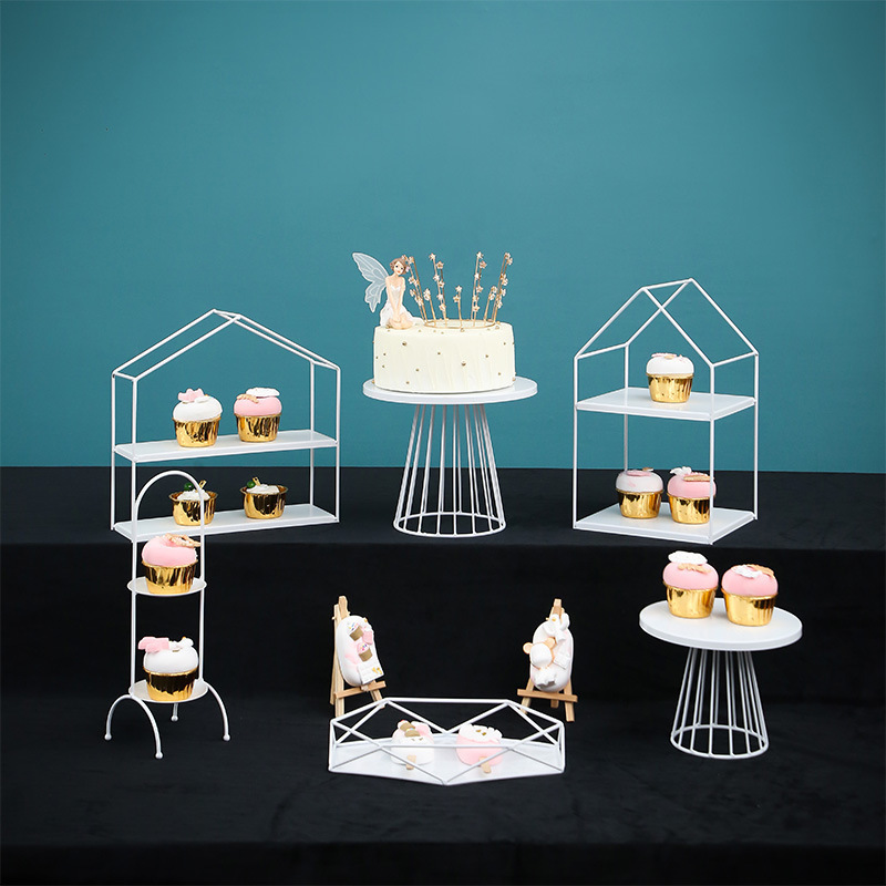 Decoración de postre europea, estante de exhibición, set de comida fría, descanso de té, estante de dulces, plato de fruta, pastel, bocadillos