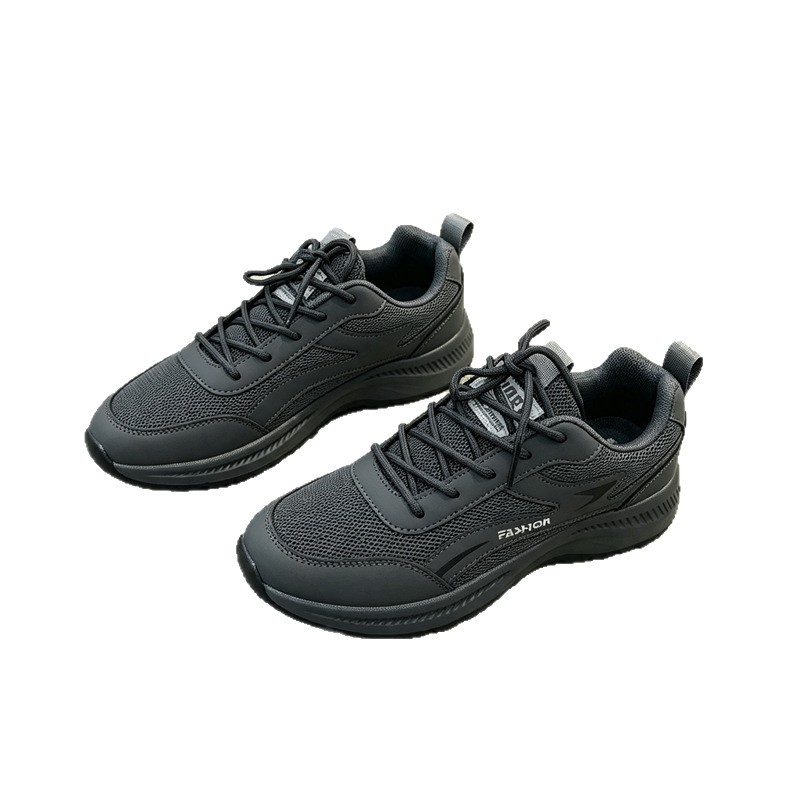 Doble red nuevo tipo de zapatos de hombre textiles transpirables zapatos deportivos casuales de moda para hombres con suela suave ligera zapatos para correr