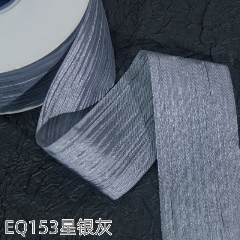 Impresión de la cinta arco regalo cuerda cinta plisada coreana accesorios de embalaje en stock al por mayor Corea del Sur cinta de poliéster