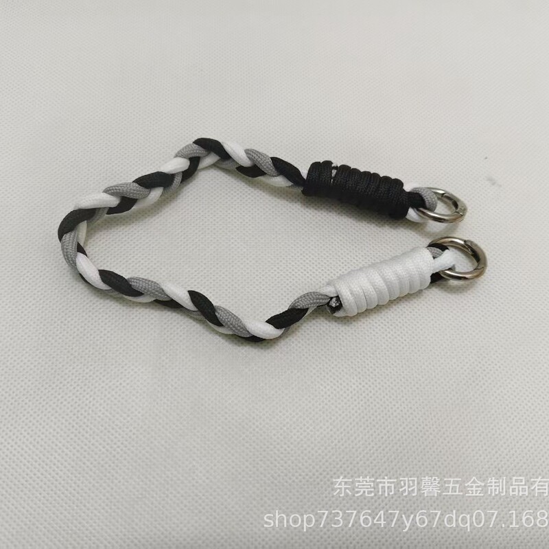 Two-Color Braided Mobile Phone Lanyard Anti-Lost Wrist Rope Polyester Color Bilateral Mobile Phone Short Rope Keychain Umbrella Rope Wholesale Two-Color Braided Mobile Phone Lanyard Anti-Lost Wrist Rope Polyester Color Bilateral Mobile Phone Short Rope Keychain Umbrella Rope Wholesale