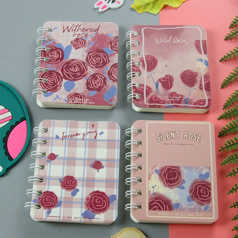 A7 Rollover Coil Mini Notebook Journal Office Notepad