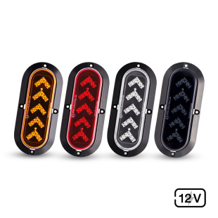 6Ӣ��6" 25 LED�E�A��β���Sɫ����ɫ�����^�D����羳����