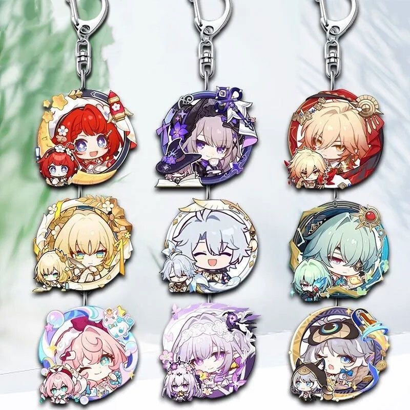 High-Quality Acrylic Keychain with Avatar Design, Suitable for Students' Backpacks, Decorative Accessory, Portable Backpack Charm, Gift High-Quality Acrylic Keychain with Avatar Design, Suitable for Students' Backpacks, Decorative Accessory, Portable Backpack Charm, Gift