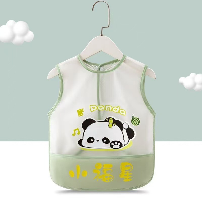 Summer Children's Smock Baby Bib Waterproof Clothing Anti-Dirty Kids Apron Unisex Sleeveless Infant