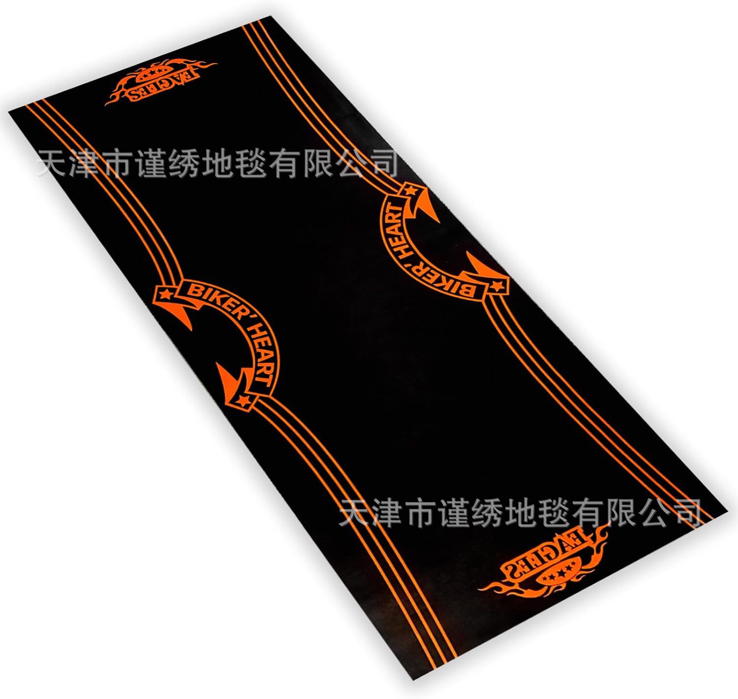 Cross-border motorcycle display mat can be personalized diy can add logo Amazon temu Xiyin generation hair wholesale mat