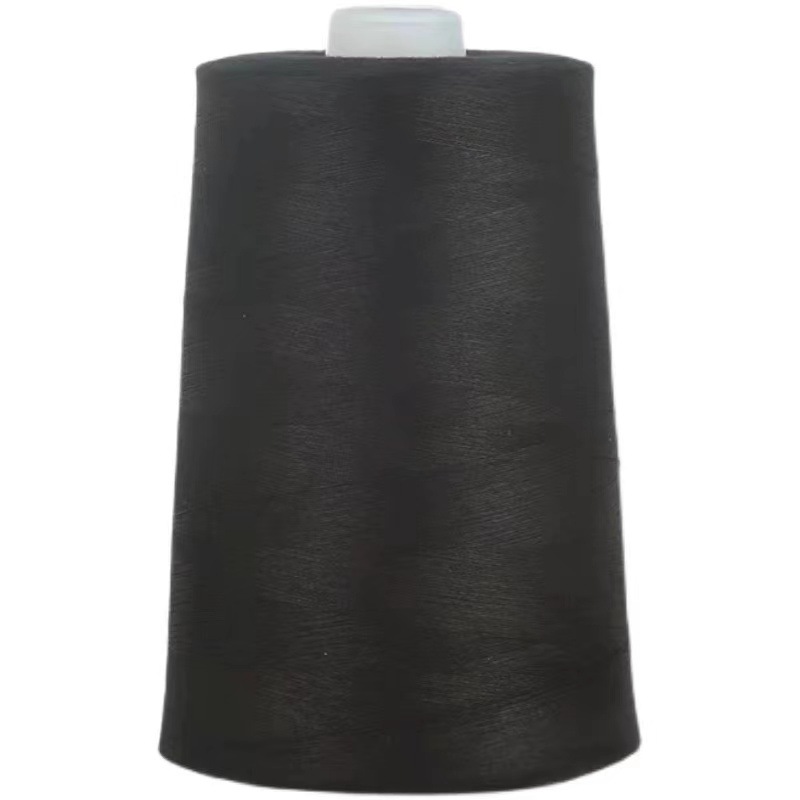 Blanco y negro 500 gramos un jin 402 fábrica de hilo de coser de alta velocidad venta directa 10 mil metros de hilo de máquina de coser sin junta de tamaño no