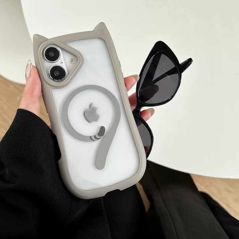 Объёмный совместимый чехол для iPhone 17 Pro, акриловый