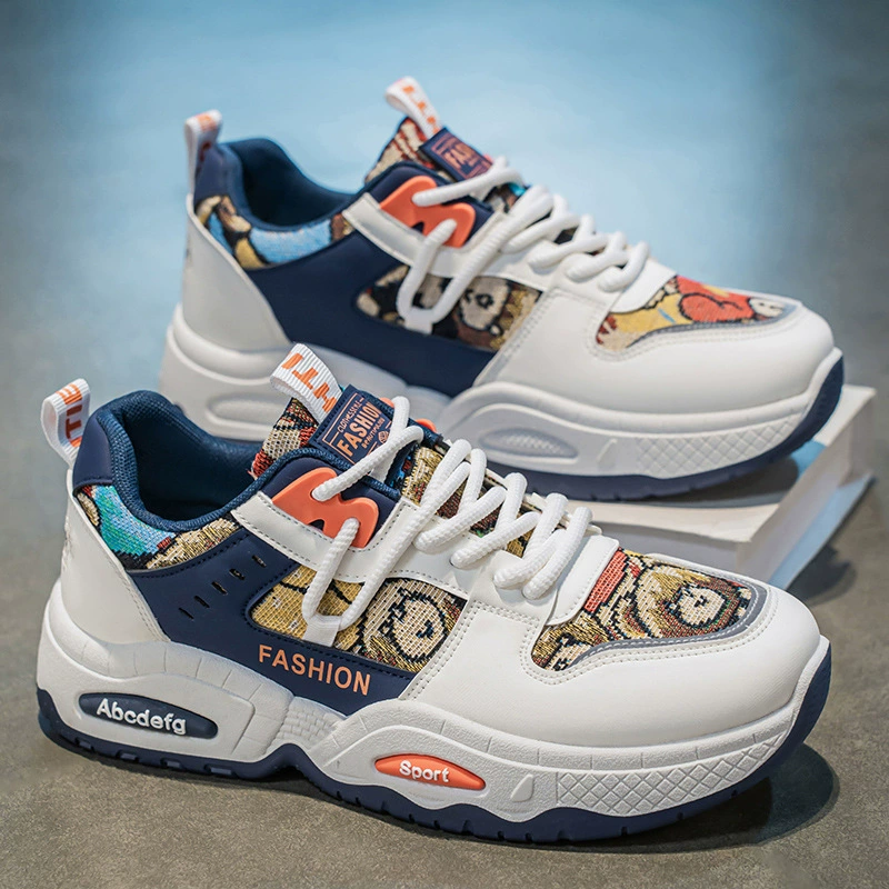 Весенняя мужская обувь новая дышащая обувь мужская мода дикая ниша