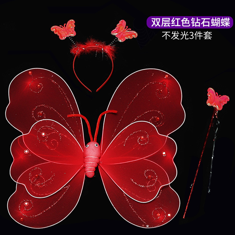 Día de los Niños del 1 de junio regalos de chicas ángeles mariposa alas maravillosas hadas princesa vestido vestido vestido