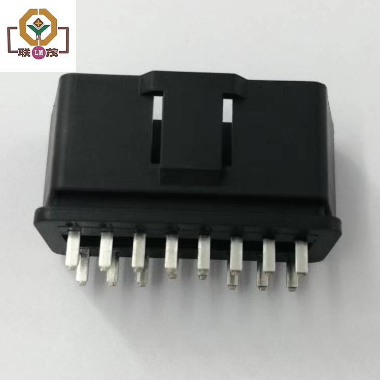 供应OBD2公头插头不带缺口汽车诊断蓝牙连接器obd16针诊断仪