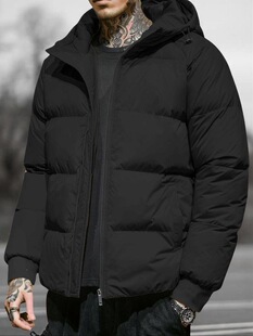 C 34761 Thickened Loose Hooded Cotton Jacket �Ӻ��Bñ�޷�