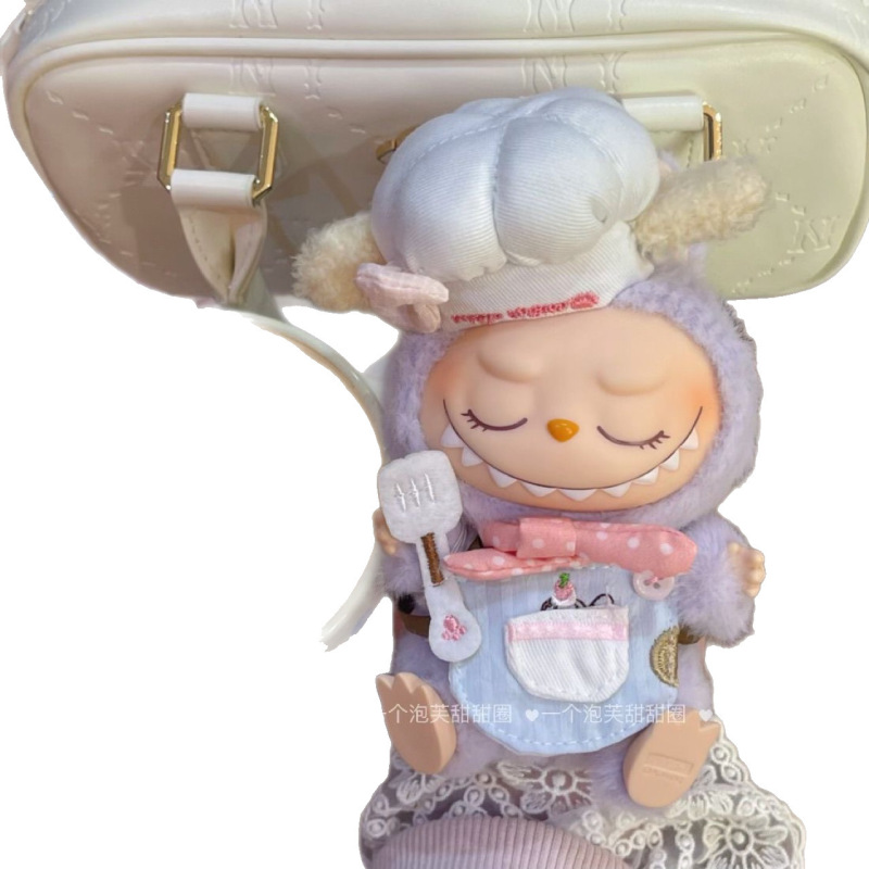 10 センチメートルベビー服卸売かわいい綿人形ドレスアップアクセサリーミニ帽子シェフ帽子エプロンセット|undefined