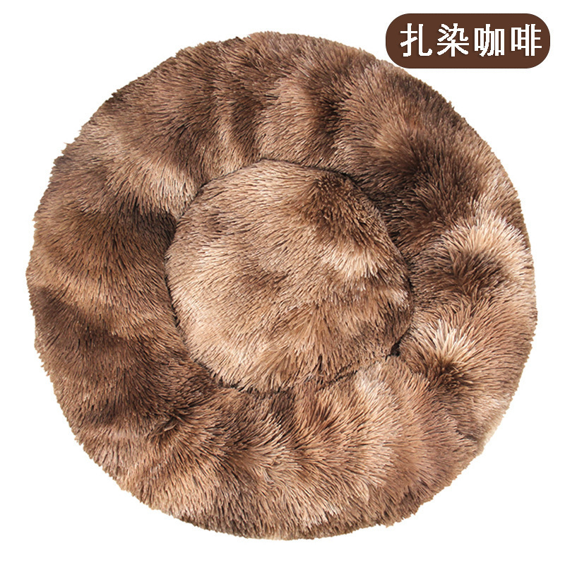 狗窝猫窝长毛绒圆形宠物窝狗床冬季狗垫子宠物床宠物用品批发|undefined